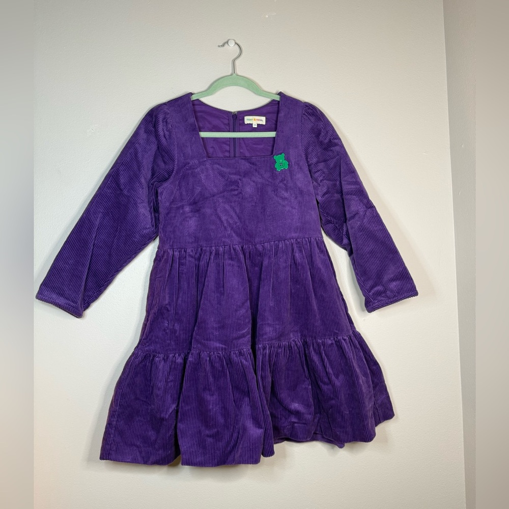 Purple Corduroy baby doll Dress
